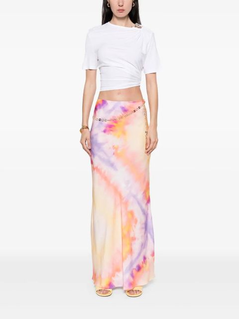 Rabanne tie-dye print maxi skirt - Purple - zdjęcie produktu nr 2