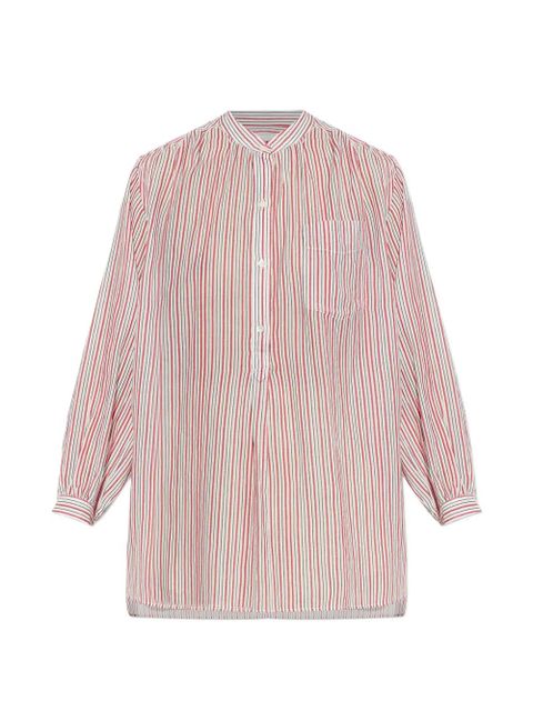 MARANT ÉTOILE Saocha striped button shirt - Red - zdjęcie produktu nr 1