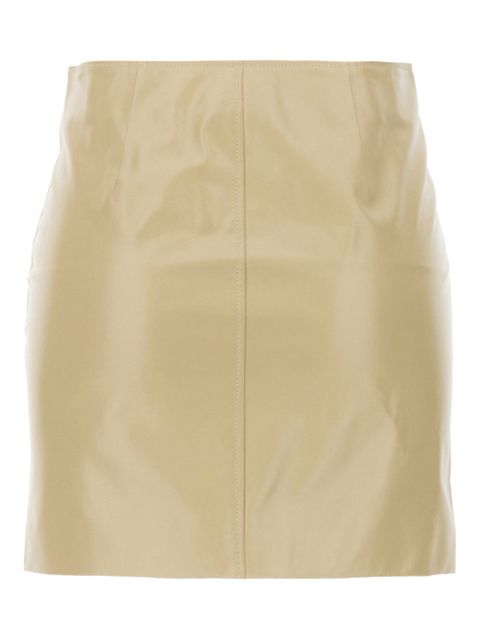 ISABEL MARANT Jeanne leather skirt - Neutrals - zdjęcie produktu nr 2
