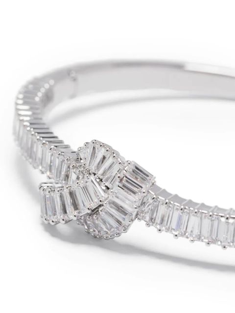 Swarovski baguette-cut knot bracelet - Silver