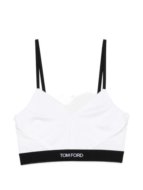 TOM FORD logo-band bra - White - zdjęcie produktu nr 1