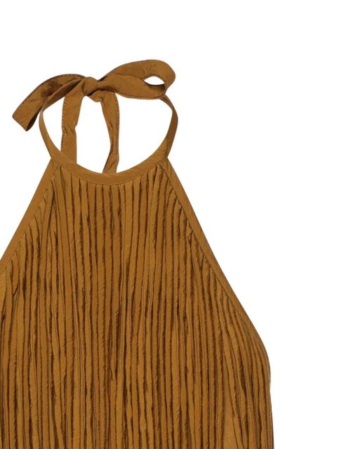 PINKO self-tie top - Brown