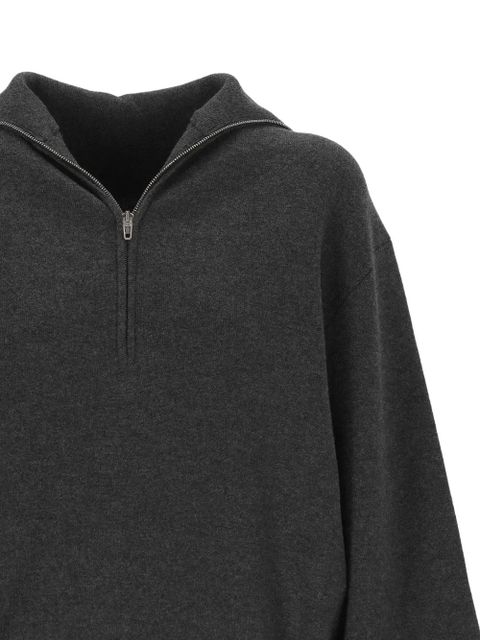 Balenciaga Back-to-Front zip sweater - Grey