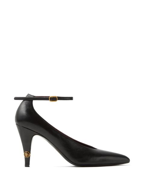 Versace Gianni leather pumps 90 mm - Black - zdjęcie produktu nr 1
