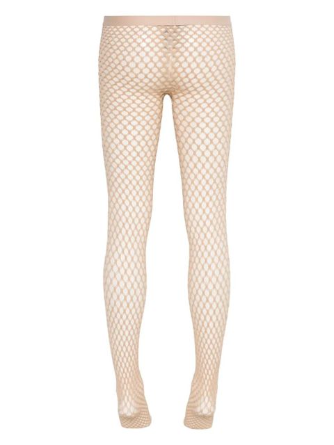 WARDROBE.NYC x RHV web tights - Neutrals