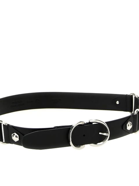 PINKO Lois leather belt - Black