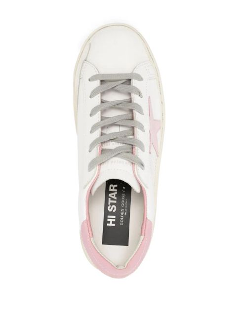 Golden Goose Hi Star platform sneakers - White