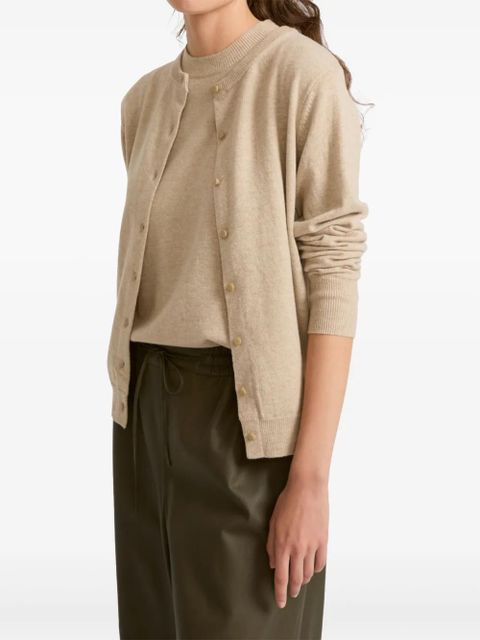 Yves Salomon fine-ribbed cardigan - Neutrals - zdjęcie produktu nr 2