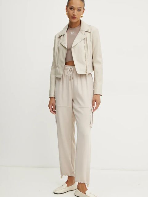 Guess top ALEXIA damski kolor beżowy W4GZ34 Z3F40