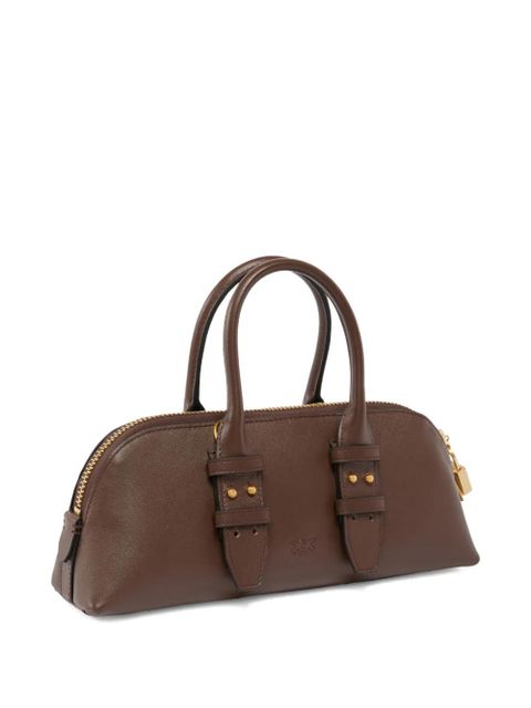 PINKO leather top-handle tote bag - Brown - zdjęcie produktu nr 2