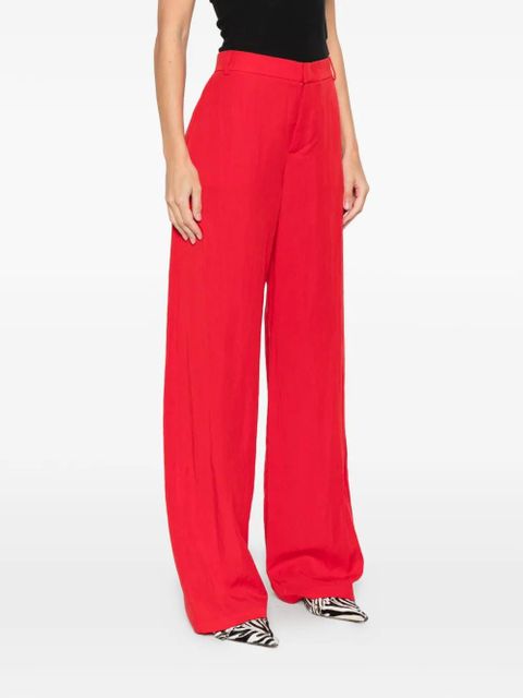 Blumarine wide-leg trousers - Red