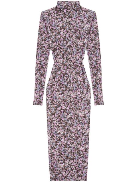 ISABEL MARANT Vanessa midi dress - Purple - zdjęcie produktu nr 1