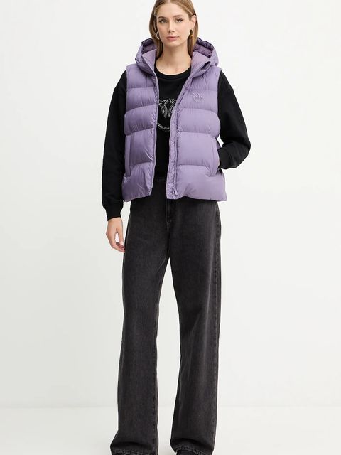 Pinko bluza bawełniana damska kolor czarny z aplikacją 100534 A2RO