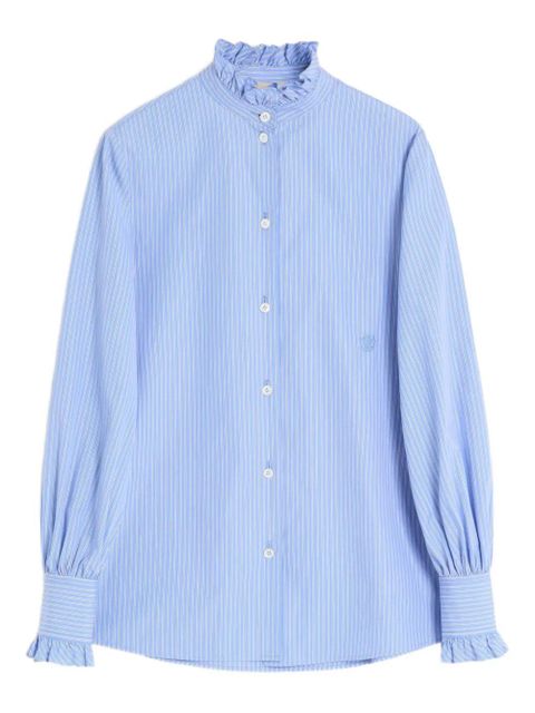 Valentino Garavani striped poplin shirt - Blue
