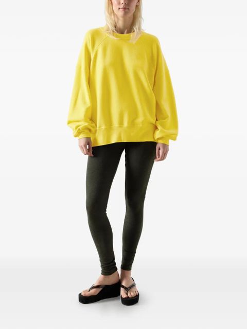 American Vintage Atubay long-sleeves crew-neck sweatshirt - Yellow - zdjęcie produktu nr 2