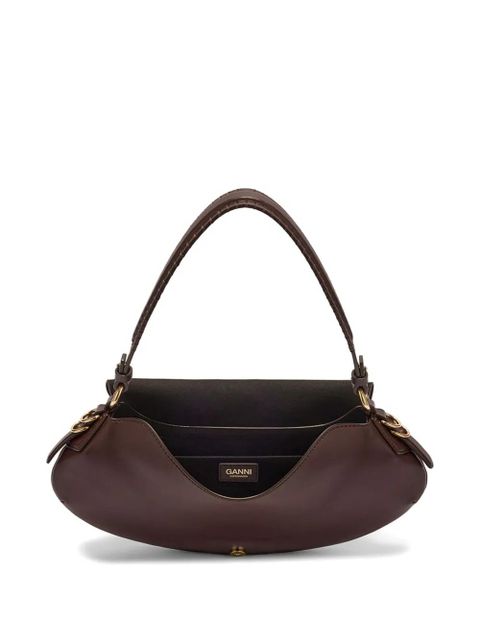 GANNI B-Kat shoulder bag - Brown