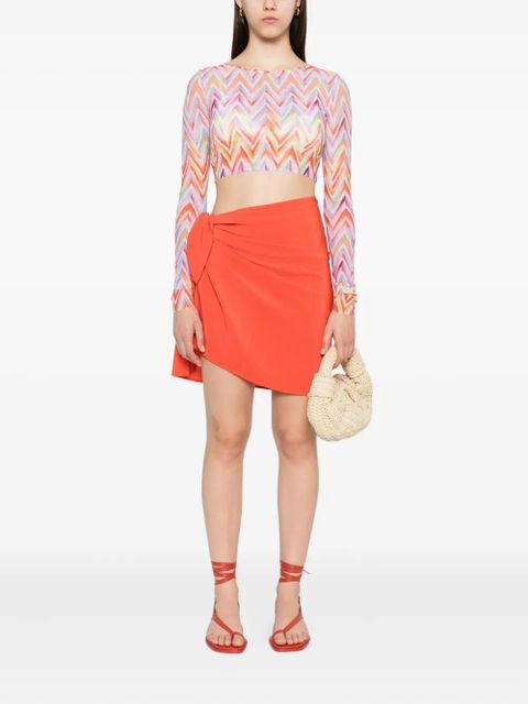 Missoni zigzag-print top - Pink