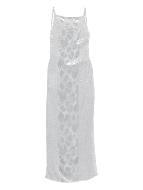 SIR. floral-print maxi dress - Silver - zdjęcie produktu nr 1