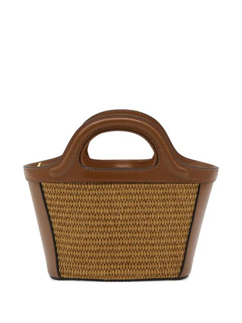 Marni woven top-handle tote bag - Brown - zdjęcie produktu nr 2