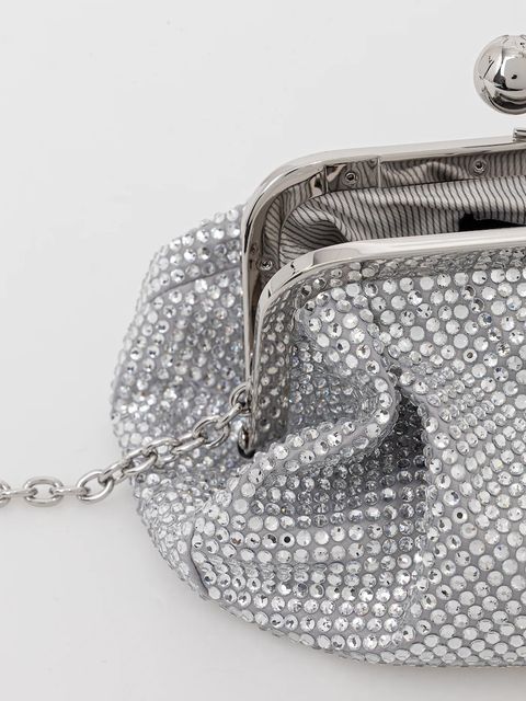 Weekend Max Mara torebka EMY kolor srebrny 2525516135600