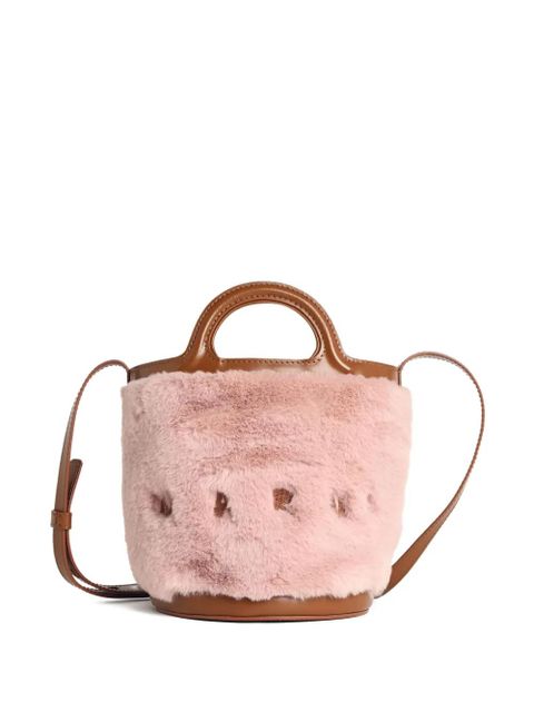 Marni micro Tropicalia embroidered-logo tote bag - Pink - zdjęcie produktu nr 1