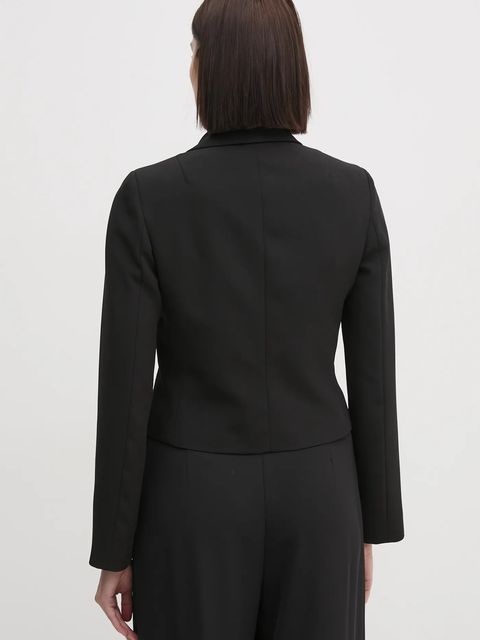 Sandro Ferrone marynarka kolor czarny jednorzędowa gładka SFS23YBEBARBUSI - zdjęcie produktu nr 2