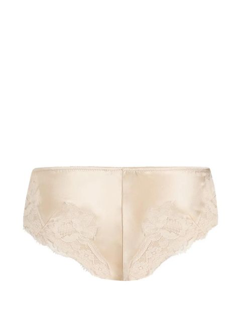 Dolce & Gabbana lace-trim briefs - Neutrals - zdjęcie produktu nr 2