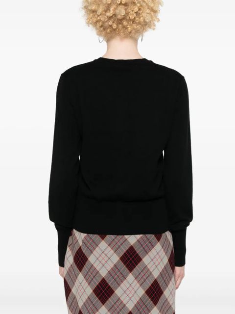 Vivienne Westwood Bea ribbed-knit cardigan - Black