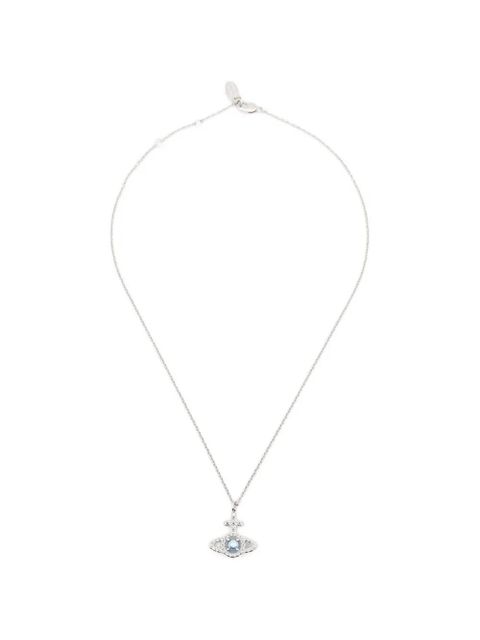 Vivienne Westwood Olympia Pearl orb-pendant necklace - Silver - zdjęcie produktu nr 1