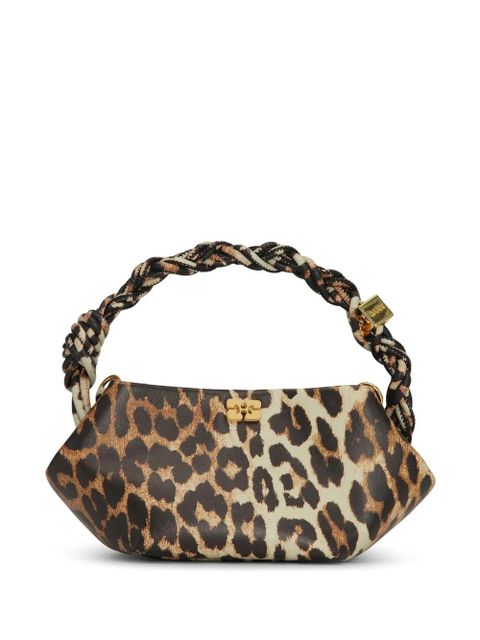 GANNI Bou leopard-print mini bag - Brown - zdjęcie produktu nr 1