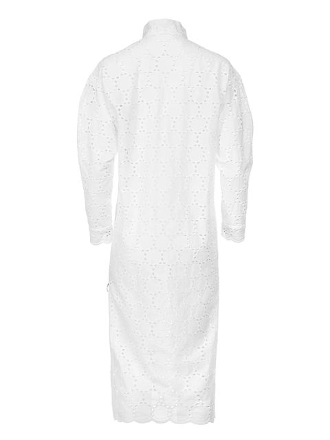 ANIA KUCZYŃSKA - Sukienka z bawełnianej koronki Mezzogiorno Bianco - zdjęcie produktu nr 2