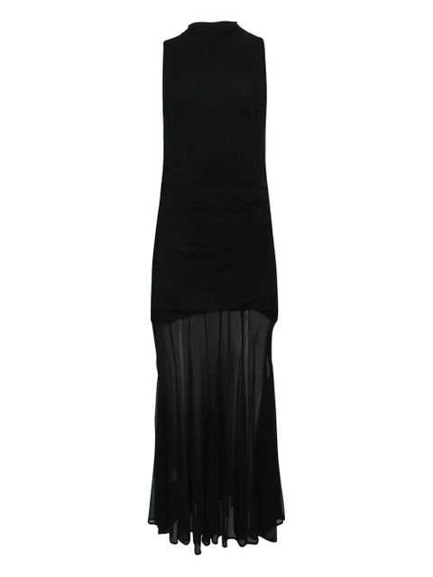 Altuzarra Alicka mock-neck draped maxi dress - Black - zdjęcie produktu nr 1