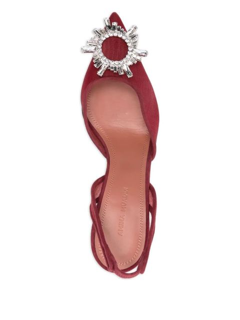 Amina Muaddi 95mm Begum pumps - Red