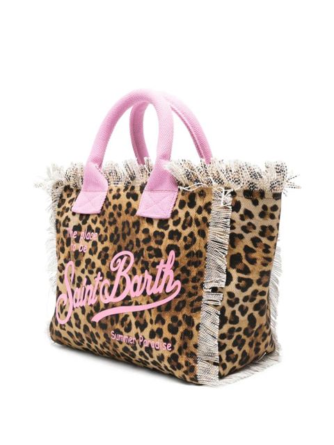 MC2 Saint Barth leopard-print tote bag - Neutrals