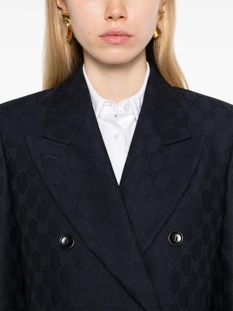 Gucci GG wool blazer - Blue
