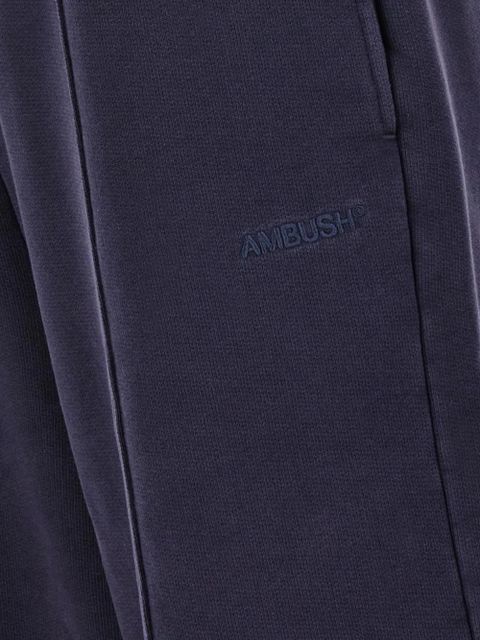AMBUSH logo-embroidered track pants - Blue