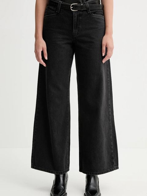 Levi's jeansy 94 BAGGY WIDE LEG damskie kolor czarny A5929.0006 - zdjęcie produktu nr 1