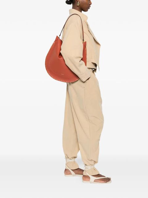 ISABEL MARANT grained-leather shoulder bag - Red - zdjęcie produktu nr 2
