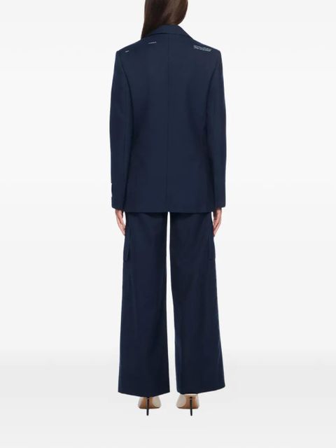 Off-White cargo-pocket trousers - Blue