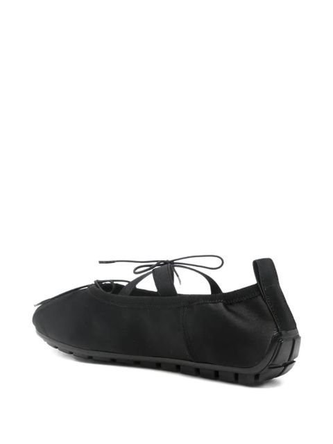 Simone Rocha ballerina grip flat pumps - Black