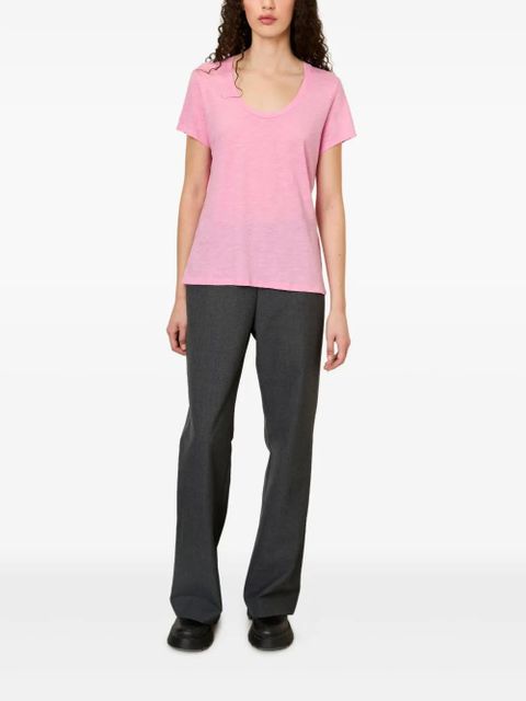 American Vintage Jacksonville scoop-neck short-sleeve T-shirt - Pink - zdjęcie produktu nr 2