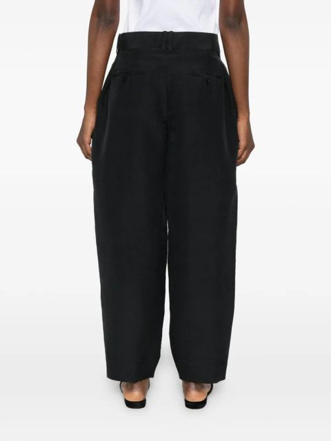 The Row Dyri pleated trousers - Black