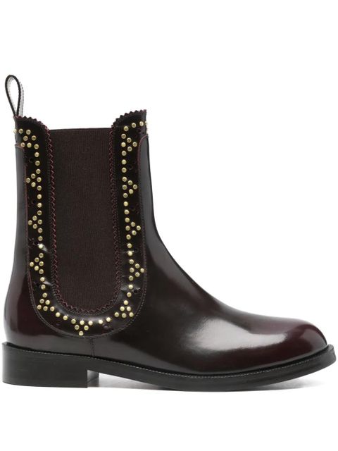 Aquazzura studded boots - Brown - zdjęcie produktu nr 1