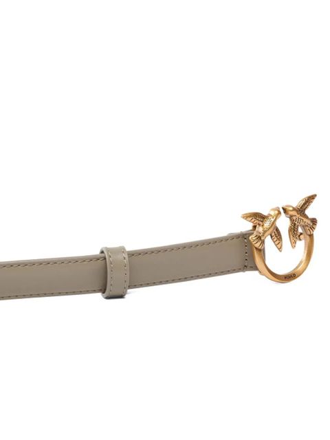 PINKO Love Birds-buckle leather belt - Neutrals - zdjęcie produktu nr 2