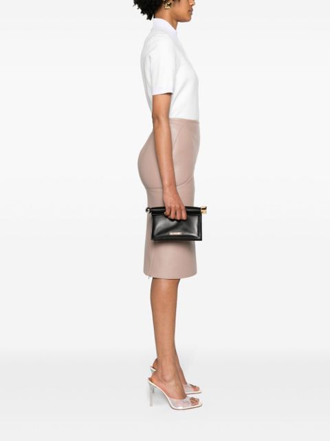 Jacquemus La Petite Pochette Rond Carré clutch bag - Black - zdjęcie produktu nr 2