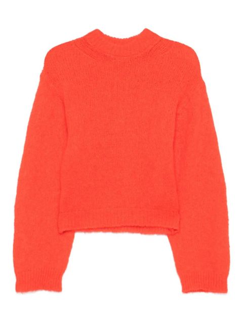 Alysi balloon-sleeve sweater - Red - zdjęcie produktu nr 1