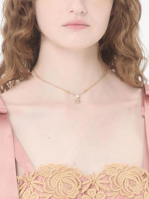 Valentino Garavani VLogo Signature necklace - Gold