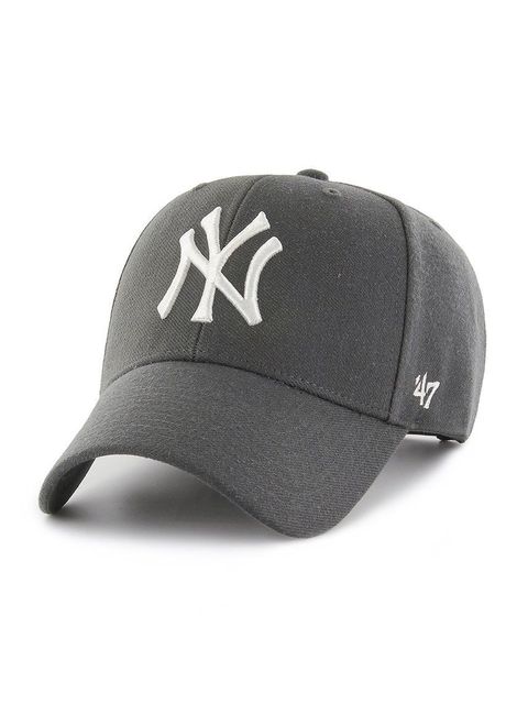 47 brand Czapka MLB New York Yankees kolor szary z aplikacją