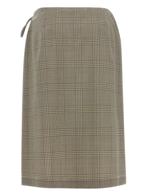 Marni pleated wrap skirt - Grey - zdjęcie produktu nr 2