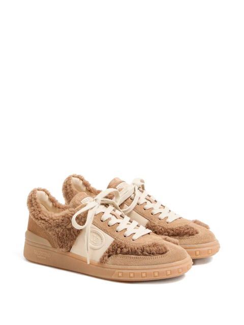 Valentino Garavani Upvillage leather sneakers - Neutrals